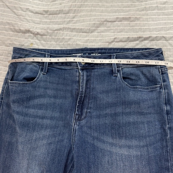 Old Navy High Rise Wow Boot Cut blue Jeans Size 14 - Picture 7 of 8